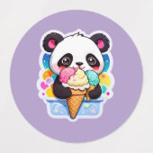 Panda Ice Bliss Etiketten (Design 1)