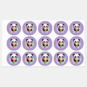 Panda Ice Bliss Etiketten (Blatt)