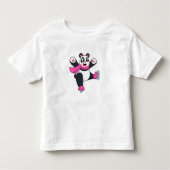 Panda Ice Skaten Ice Skate Kleinkind T-shirt (Vorderseite)