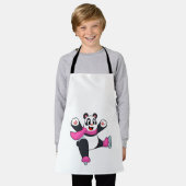 Panda Ice Skaten Ice Skate Schürze (Getragen)