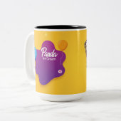 Panda Ice-Tasse Zweifarbige Tasse (Vorderseite Links)