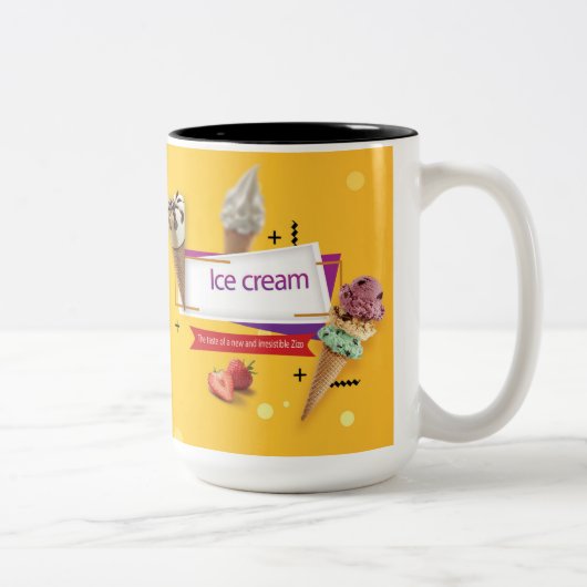 Panda Ice-Tasse Zweifarbige Tasse (Rechts)