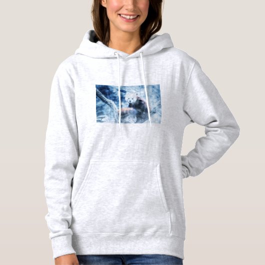 Panda Illustration Design Hoodie (Vorderseite)