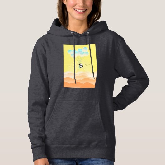 Panda Illustration Design Hoodie (Vorderseite)