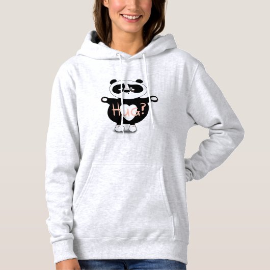 Panda Illustration Design Hoodie (Vorderseite)