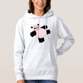 Panda Illustration Design Hoodie (Vorderseite)