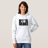 Panda Illustration Design Hoodie (Vorne ganz)