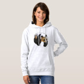 Panda Illustration Design Hoodie (Vorne ganz)