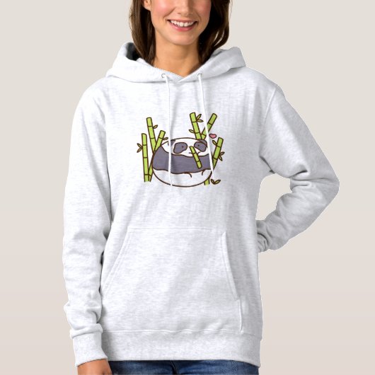 Panda Illustration Design Hoodie (Vorderseite)