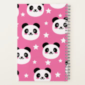 Panda-Illustration Notizblock (Rückseite)