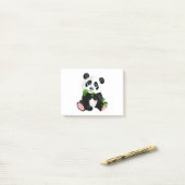 Panda-Illustrationsdesign Post-it Klebezettel (Auf Schreibtisch)