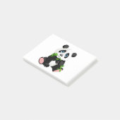 Panda-Illustrationsdesign Post-it Klebezettel (angewinkelt)