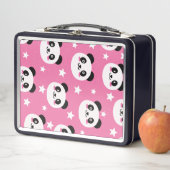 Panda-Illustrationskunstwerk Metall Brotdose (Beispiel)