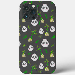 Panda im Bambus-Dschungel Geschenkpapier iPhone 13 Pro Max Hülle