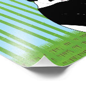 Panda im Bambuswald Fotodruck (Ecke)