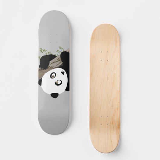 Panda im Baum Skateboard (Vorderseite)