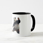 Panda im Boden Tasse (VorderseiteRechts)