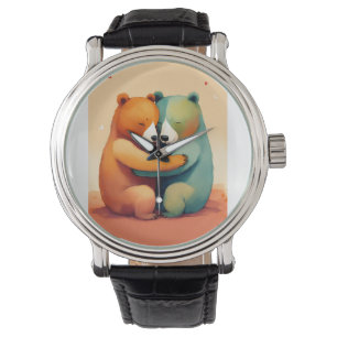 Panda im Geiste beobachten Armbanduhr