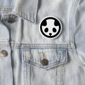 Panda im Kreis Button (Beispiel)