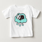 Panda im Stil eines niedlichen Cartoon Baby T-shirt (Vorderseite)