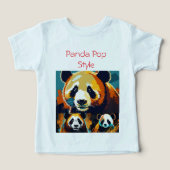 Panda im Stil von Pop Shirt Design (Design Vorderseite)
