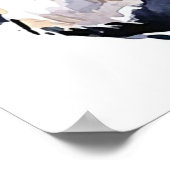 Panda im Wald | Panda Family Poster (Ecke)