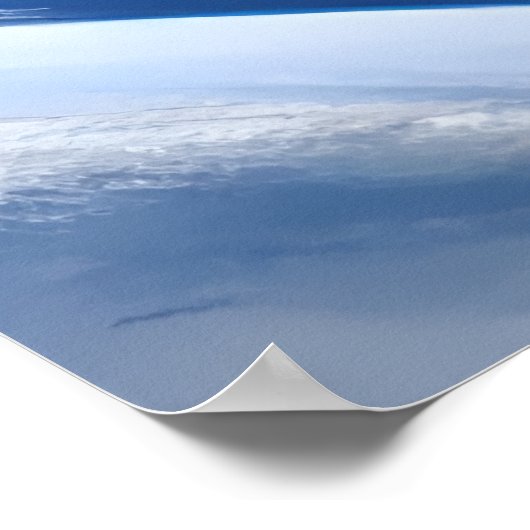 Panda im Weltraum | AI Art Poster (Ecke)