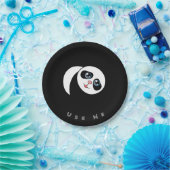 Panda-Image Verwenden Sie mir Textausdruckpapier u Pappteller (Party)