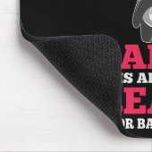 Panda immer bereit Dminton Player Bear Animal Lieb Mousepad (Ecke)