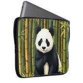 Panda in Bamboo-Wald Laptop Sleeve Case (Vorne Rechts)