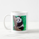 Panda in einem Baum Malerei Kaffeetasse (Links)