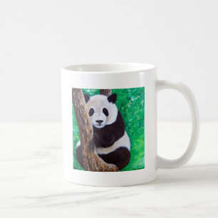 Panda in einem Baum Malerei Kaffeetasse