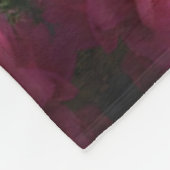 Panda in einem Fantasiegarten Fleecedecke (Ecke)