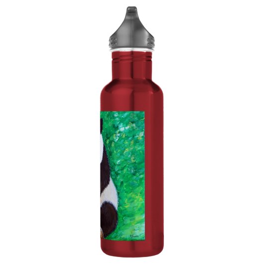 Panda in einer Baummalerei Edelstahlflasche (Rechts)