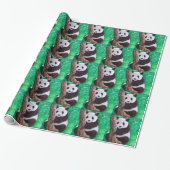 Panda in einer Baummalerei Geschenkpapier (Ungerollt)