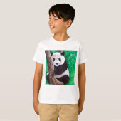 Panda in einer Baummalerei T-Shirt (Vorne ganz)