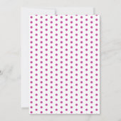 Panda in Pink Hat - Einladung zum Personalisierten (Rückseite)