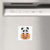 Panda in Pumpkin Sweet Pandas Happy Halloween Magn Magnet (In Situ (Geschirrspüler))