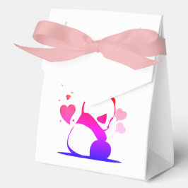 Panda in Rosa Geschenkschachtel