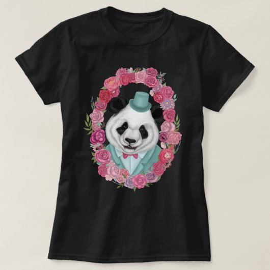 Panda in Top Hat (Design vorne)