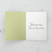 Panda in Tree Denken Sie an Sie Karte (Innenseite)