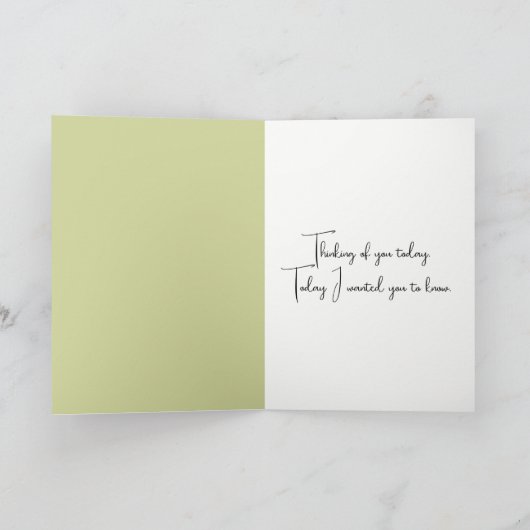 Panda in Tree Denken Sie an Sie Karte (Innenseite)