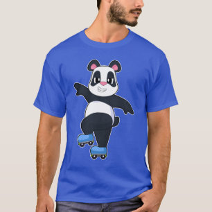Panda Inline-Skating Inline-Skates Sport T-Shirt