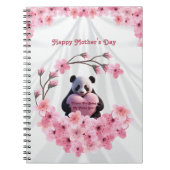 Panda Inspiration Mama Bear Mother Day Notebook Notizblock (Vorderseite)