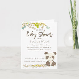 Panda Invitation Einladung