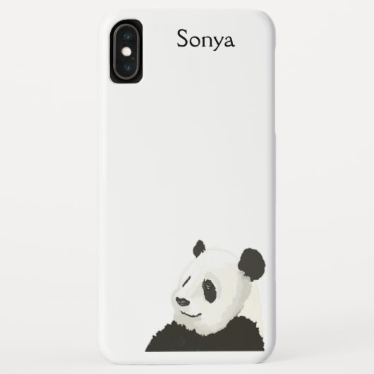 Panda iPhone Case (Rückseite)