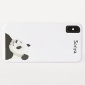 Panda iPhone Case (Rückseite (Horizontal))