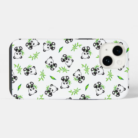 Panda iPhone Hülle (Rückseite (Horizontal))