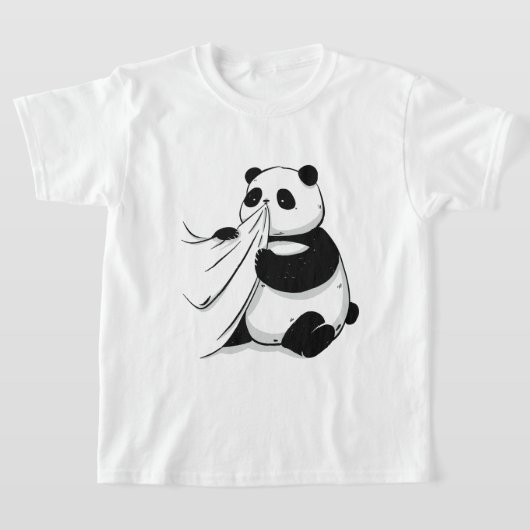 Panda isst ein Shirt-Hemd T-Shirt (Ablage )