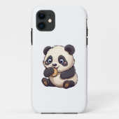 Panda isst einen Keks Case-Mate iPhone Hülle (Rückseite)